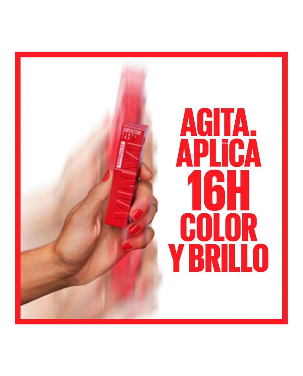 Barra de labios Superstay Vinyl Ink Maybelline - 135 Fearless 135 Fearless-4