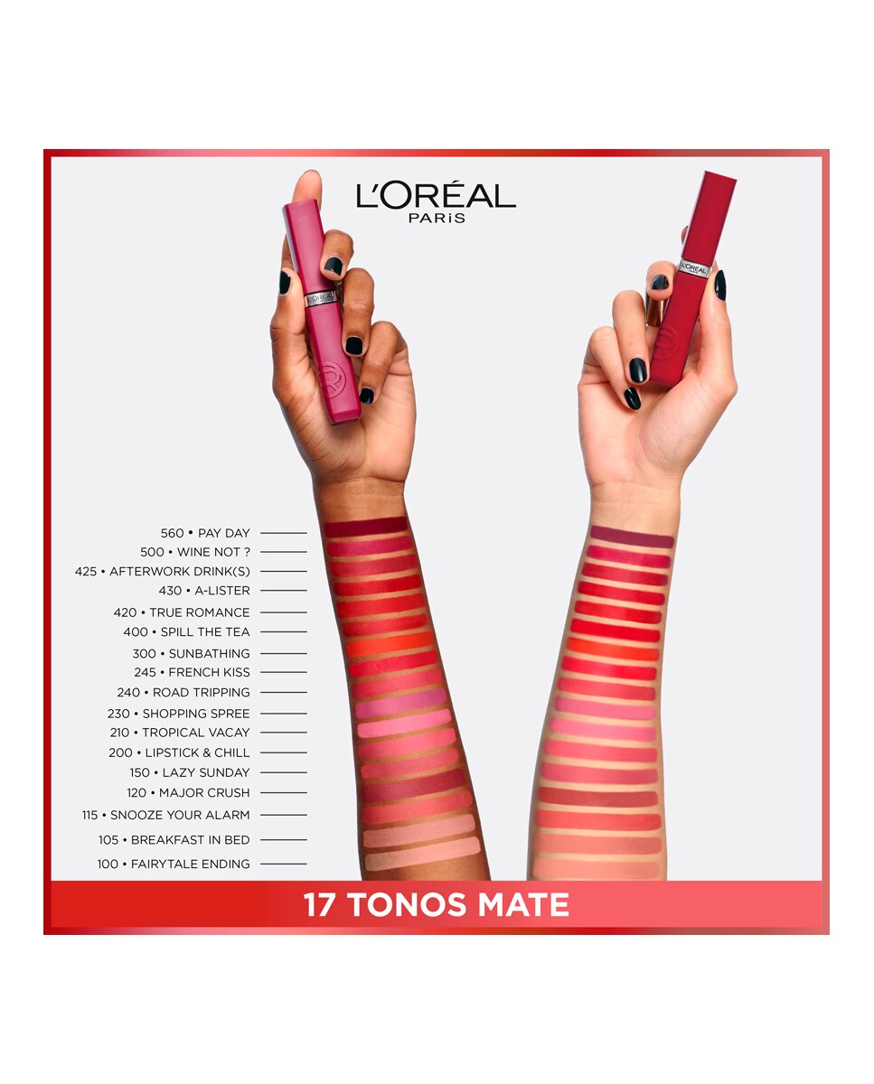 Barra de labios Infaillible Le Matte Resistance L'Oréal Paris - 200 Lipstick & chill 200 Lipstick & chill-4