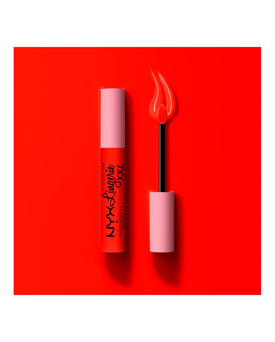 Barra De Labios Lip Lingerie XXL Nyx Professional Makeup - 27 On Fuego 4 ml 27 On Fuego-5