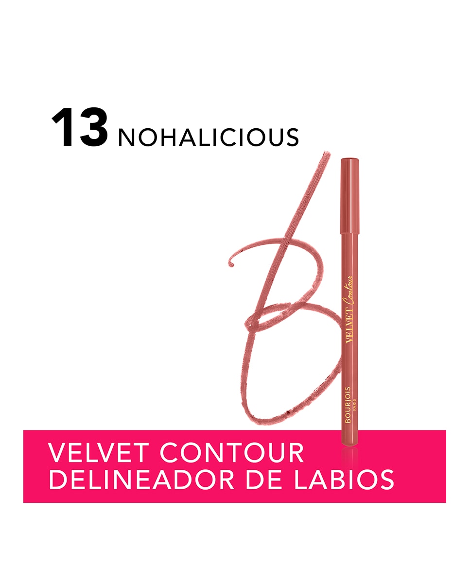 Imagen 4 de Perfilador de labios Velvet Contour Lip Liner 1.14g Bourjois - 13 - NOHALICIOUS 1,14 g 13 - NOHALICIOUS