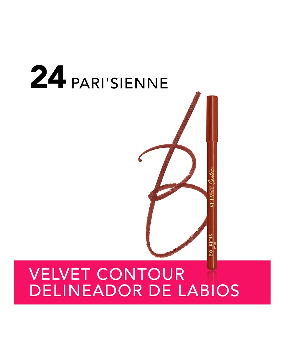 Imagen 4 de Perfilador de labios Velvet Contour Lip Liner 1.14g Bourjois - 33 - PARI'SIENNE 1,14 g 33 - PARI'SIENNE