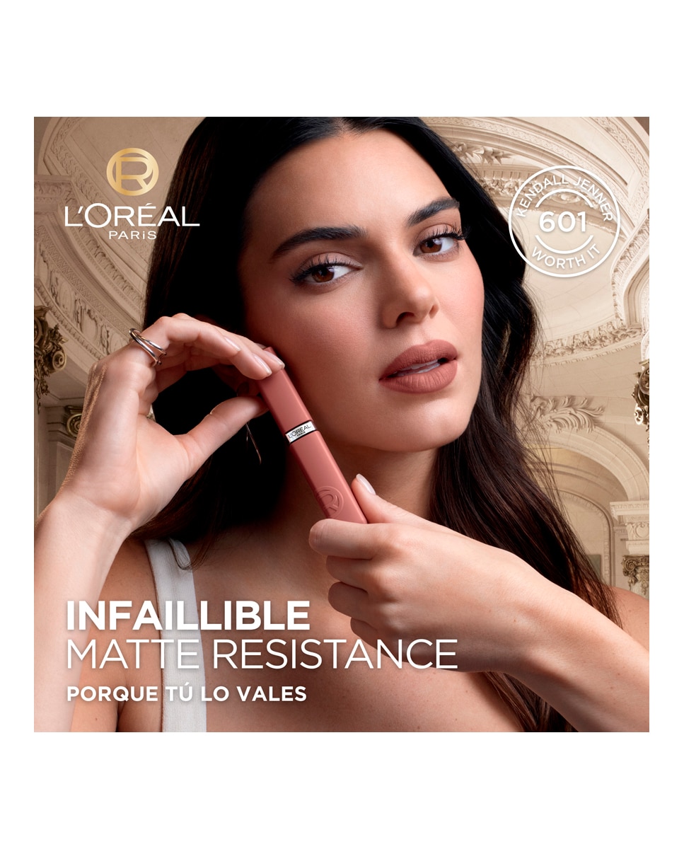 Barra de labios Infaillible Matte Resistance L'Oréal Paris - 601 Worth It 5 ml 601 Worth It-10