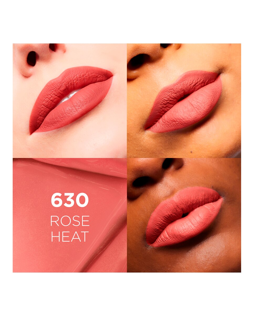 Barra de labios Infaillible Matte Resistance L'Oréal Paris - 630 Rose Heat 5 ml 630 Rose Heat-2