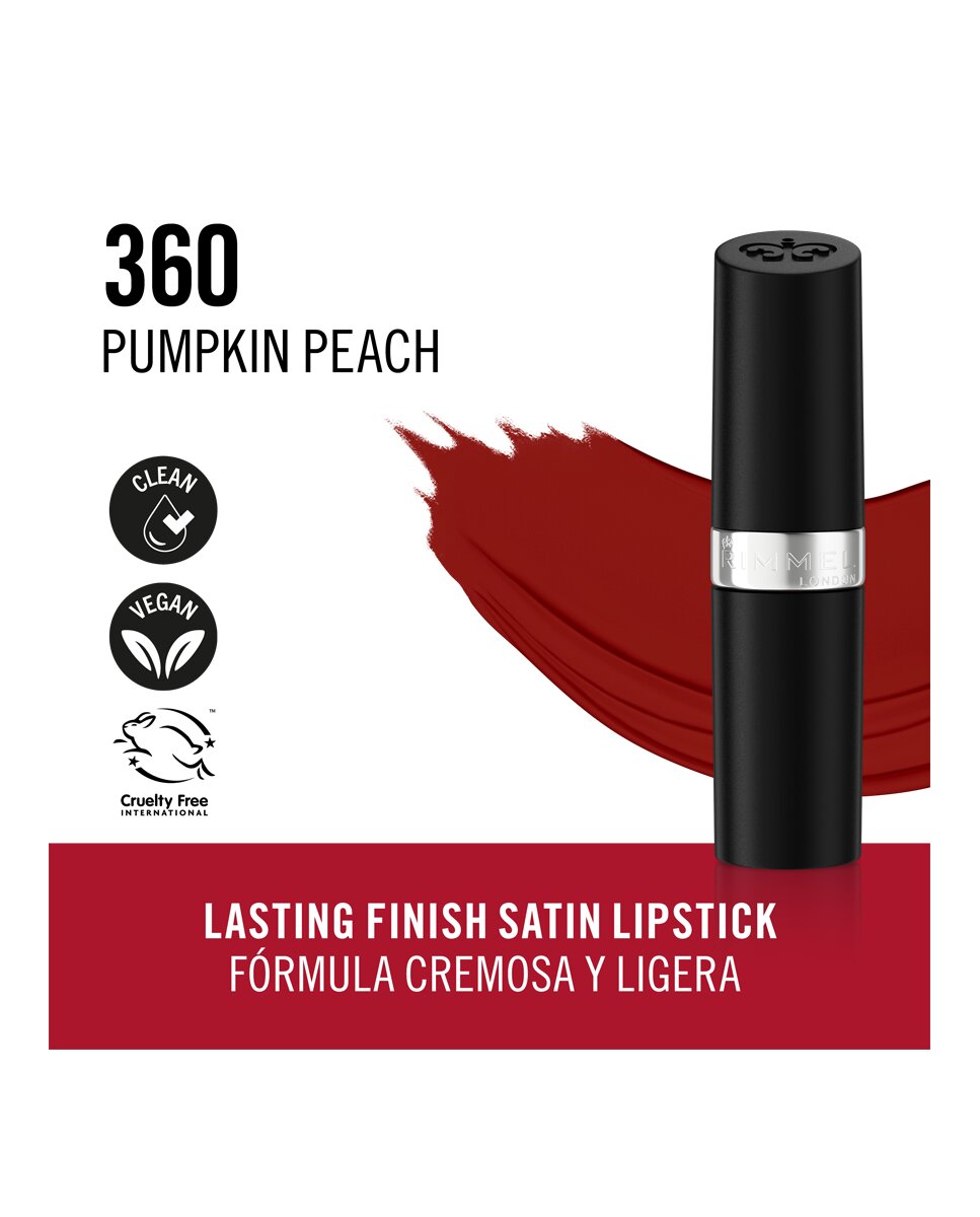 Barra de Labios Lasting Finish 4 g Rimmel London - 360 Pumpkin Peach 4 g 360 Pumpkin Peach-3