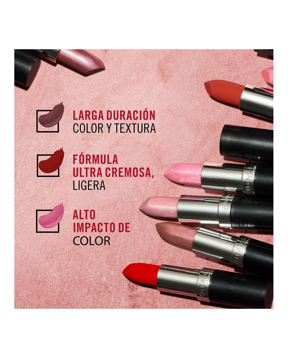 Barra de Labios Lasting Finish 4 g Rimmel London - 280 Mauve Quartz 4 g 280 Mauve Quartz-6