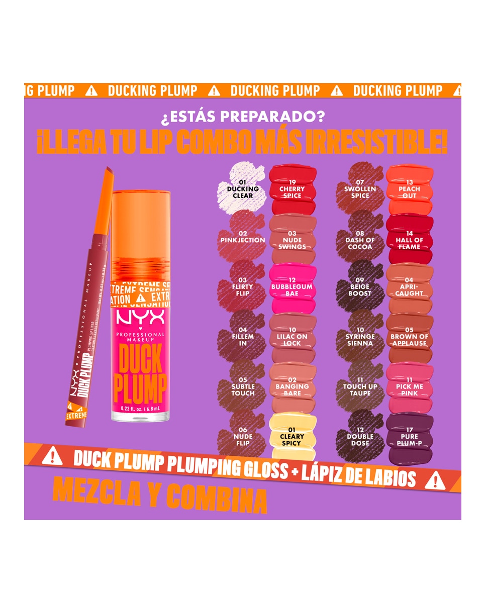 Perfilador De Labios Voluminizador Duck Plump Nyx Professional Makeup - Ducking Clear Ducking Clear-13