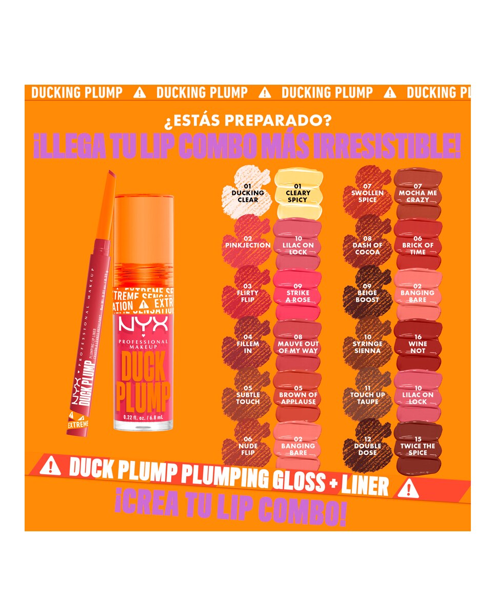 Perfilador De Labios Voluminizador Duck Plump Nyx Professional Makeup - Pinkjection Pinkjection-6