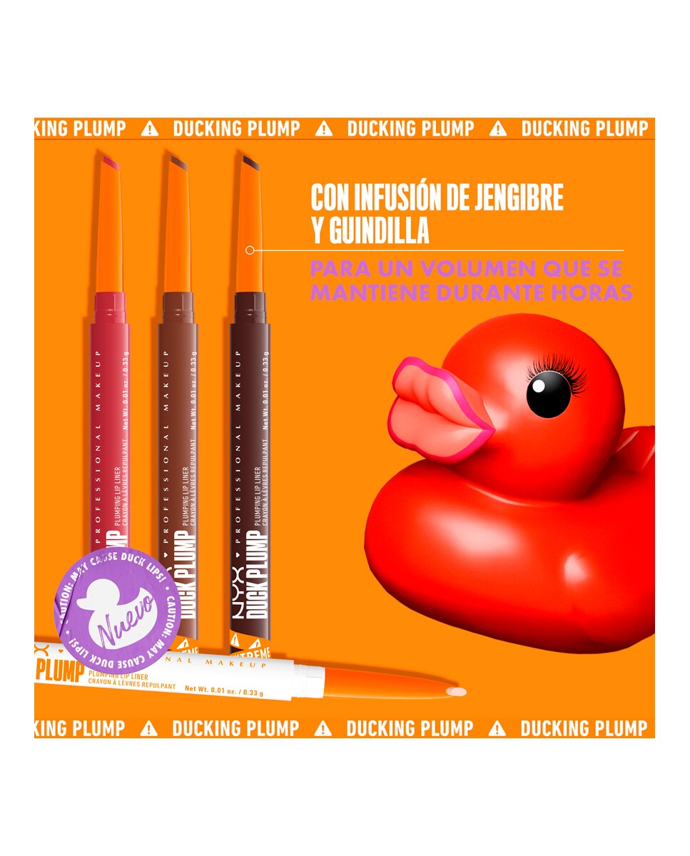 Perfilador De Labios Voluminizador Duck Plump Nyx Professional Makeup - Beige Boost Beige Boost-9