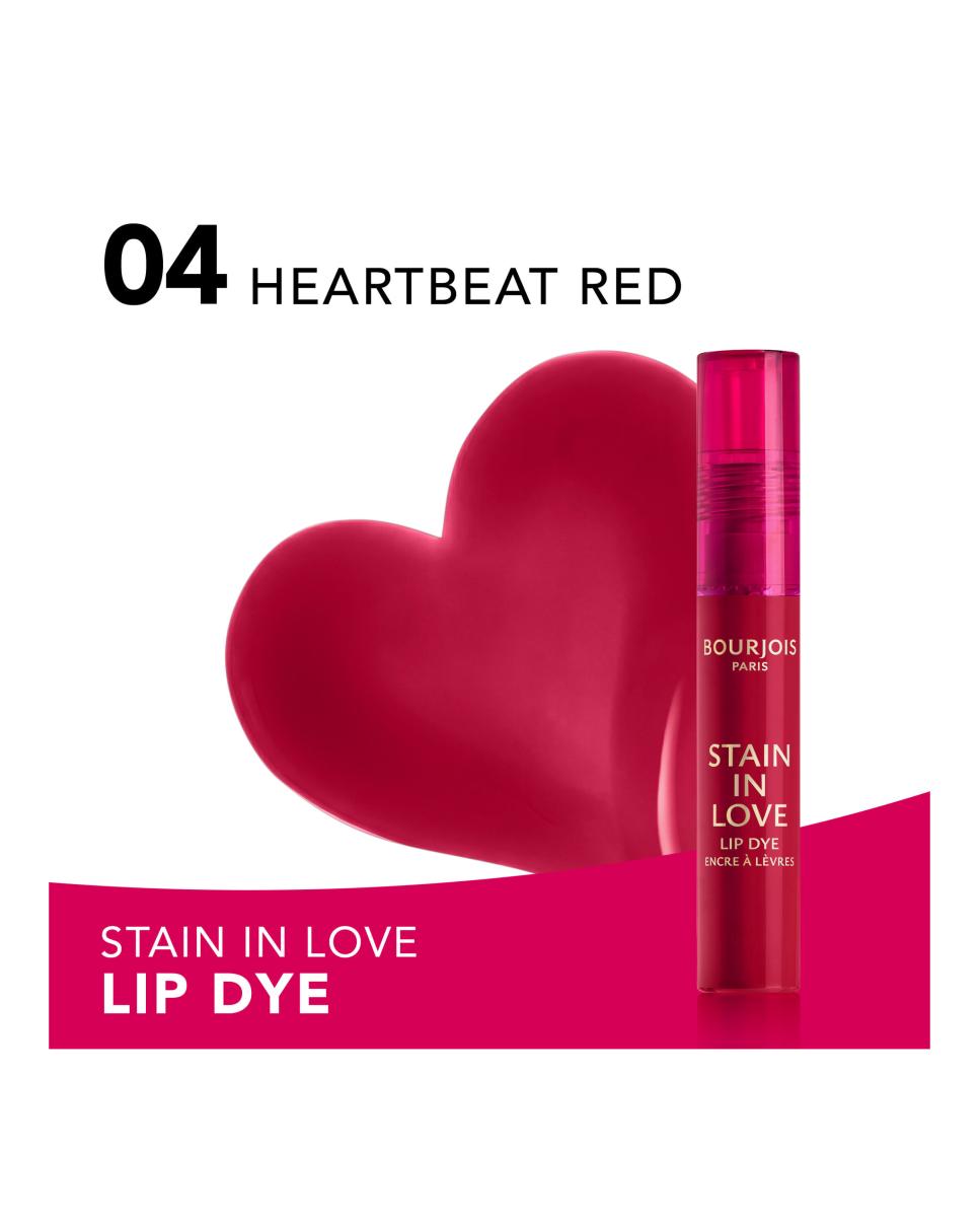 Brillo de Labios Stain in Love Bourjois - 04 Heartbeat Red 04 Heartbeat Red-3
