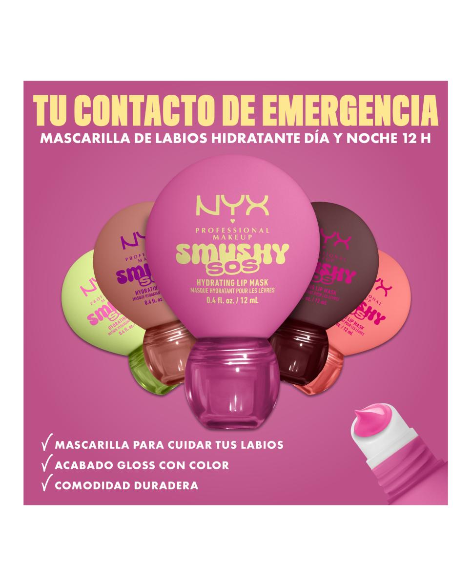 Imagen 9 de Bálsamo labial Smushy SOS NYX Professional Makeup - GREEN SERENI TEA GREEN SERENI TEA