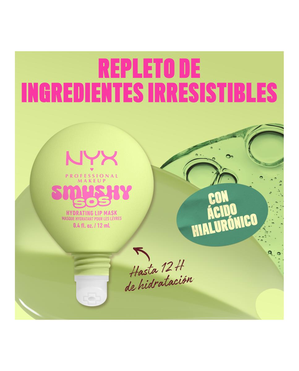 Imagen 12 de Bálsamo labial Smushy SOS NYX Professional Makeup - GREEN SERENI TEA GREEN SERENI TEA