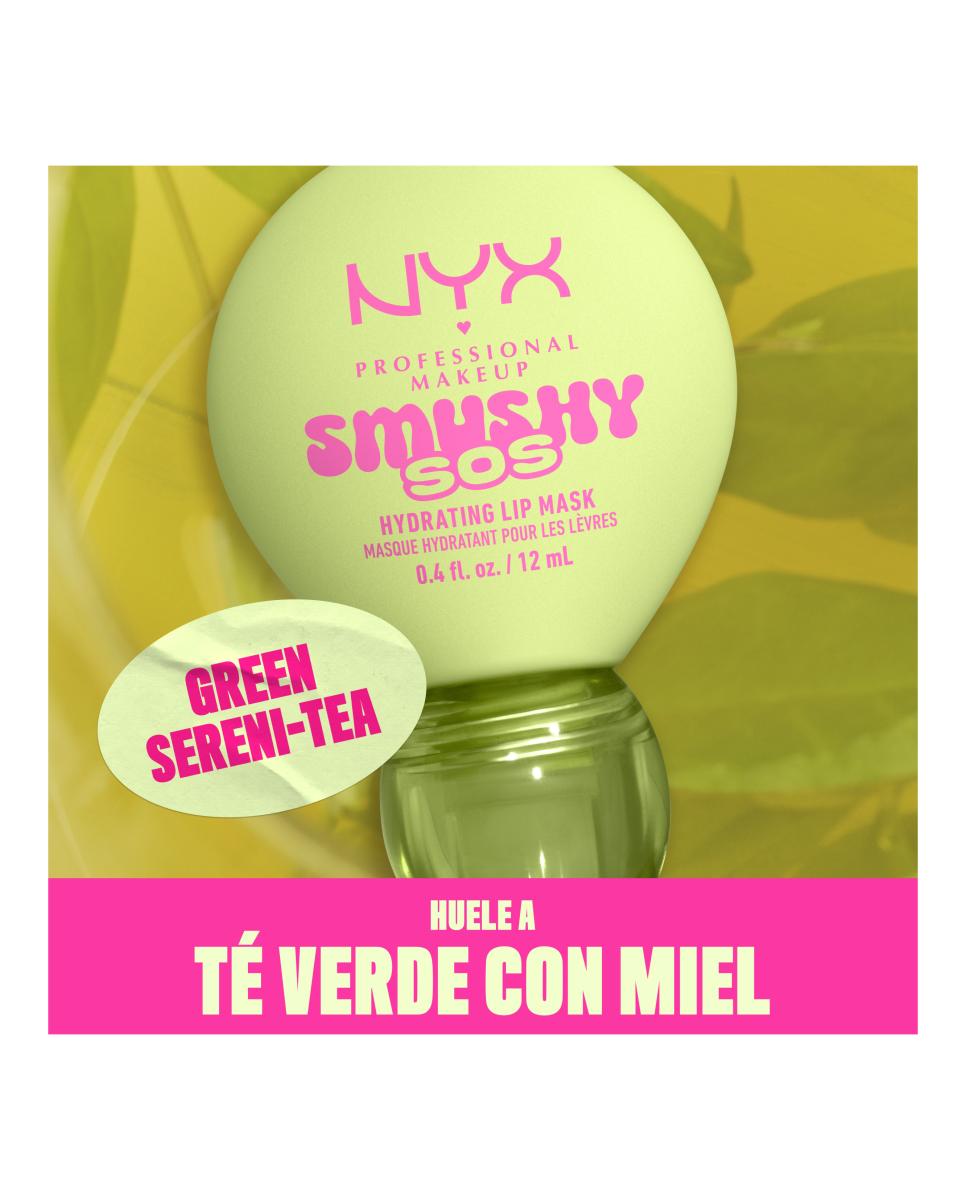 Imagen 13 de Bálsamo labial Smushy SOS NYX Professional Makeup - GREEN SERENI TEA GREEN SERENI TEA