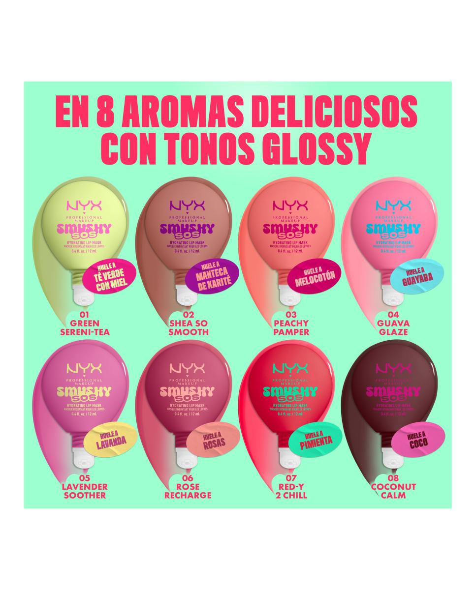 Imagen 11 de Bálsamo labial Smushy SOS NYX Professional Makeup - PEACHY PAMPER PEACHY PAMPER