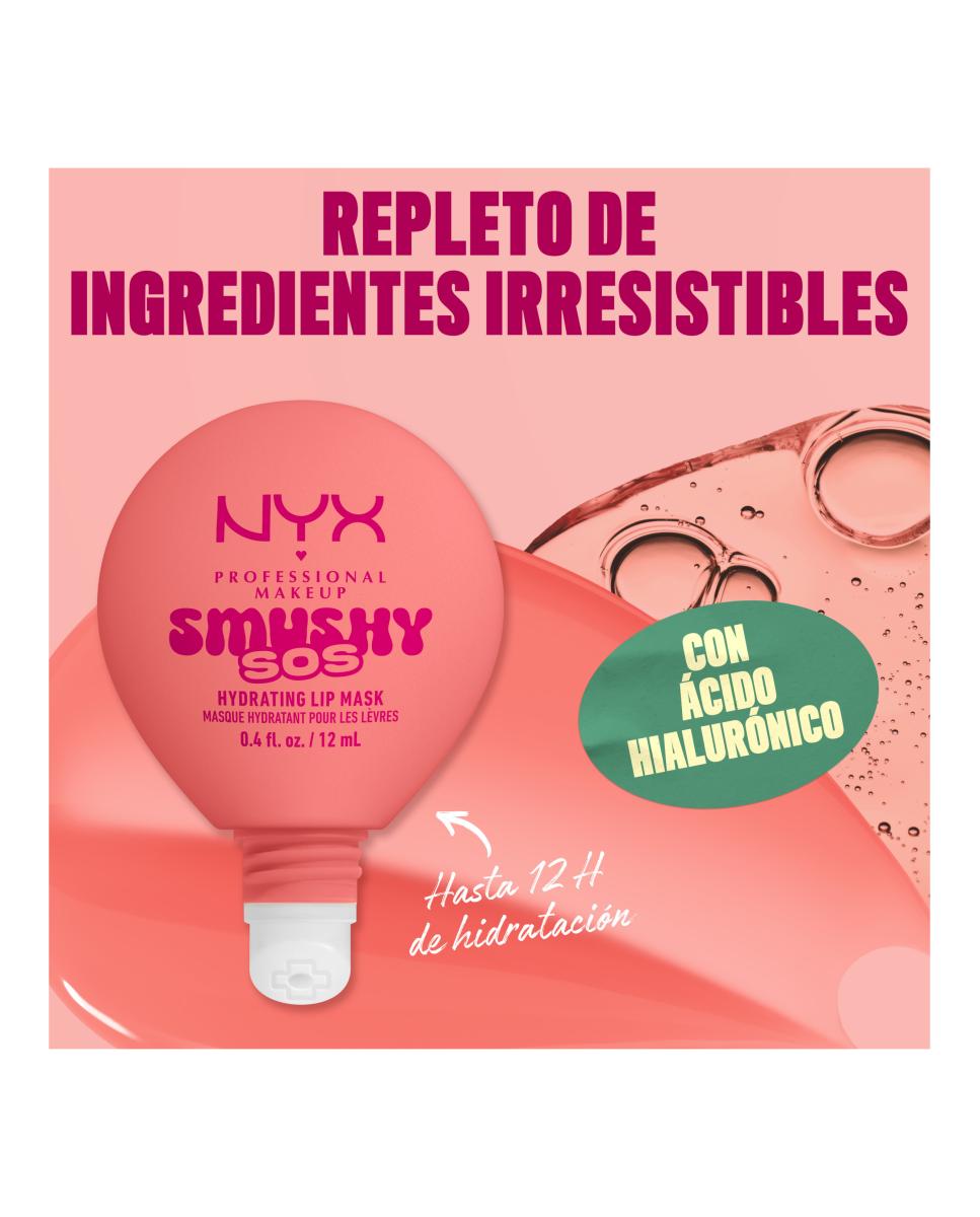 Imagen 12 de Bálsamo labial Smushy SOS NYX Professional Makeup - PEACHY PAMPER PEACHY PAMPER