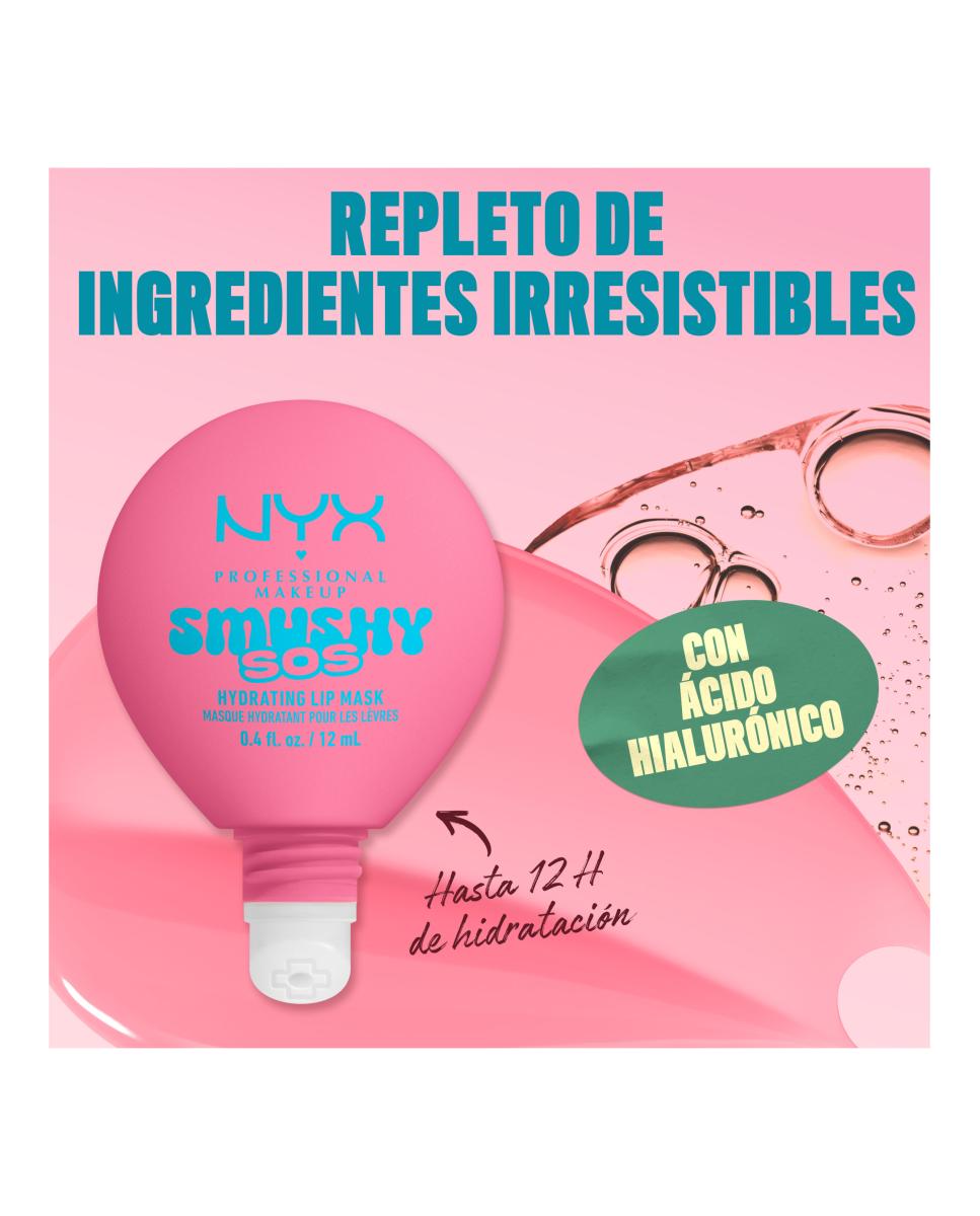 Bálsamo labial Smushy SOS NYX Professional Makeup - Guava Glaze 04 Guava Glaze 04-12