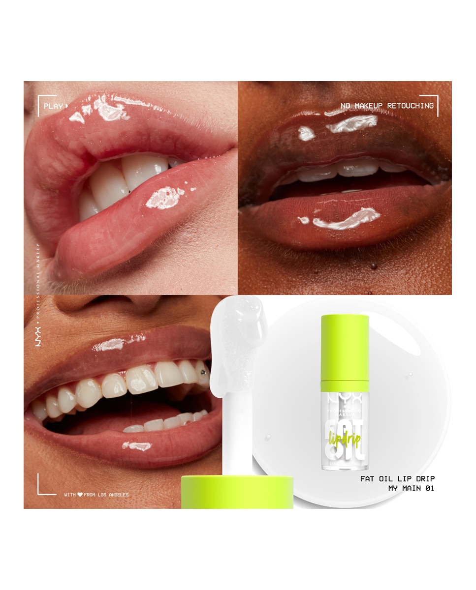 Aceite Labial Fat Oil Lip Drip NYX Professional Makeup - 01 My Main 01 My Main-8
