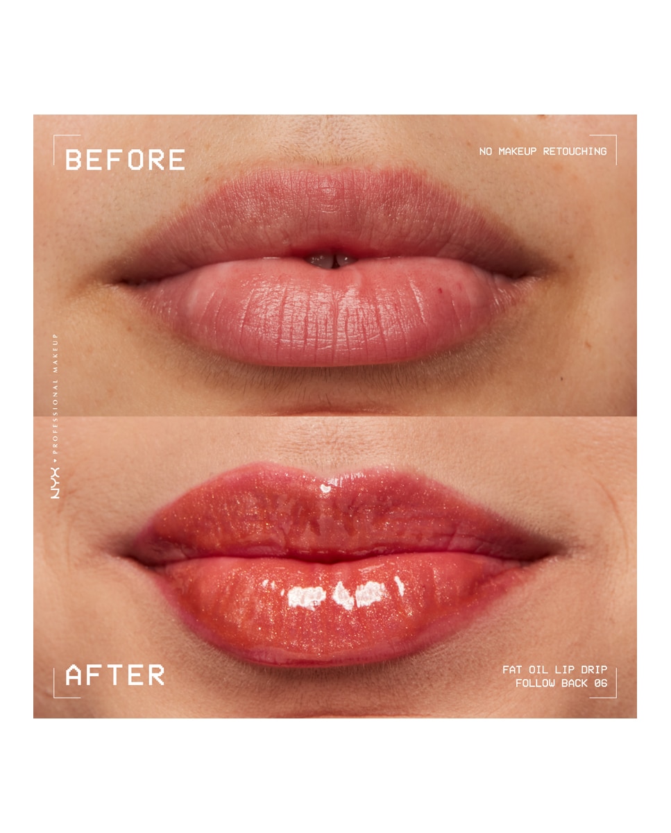 Aceite Labial Fat Oil Lip Drip NYX Professional Makeup - 06 Follow Back 06 Follow Back-7