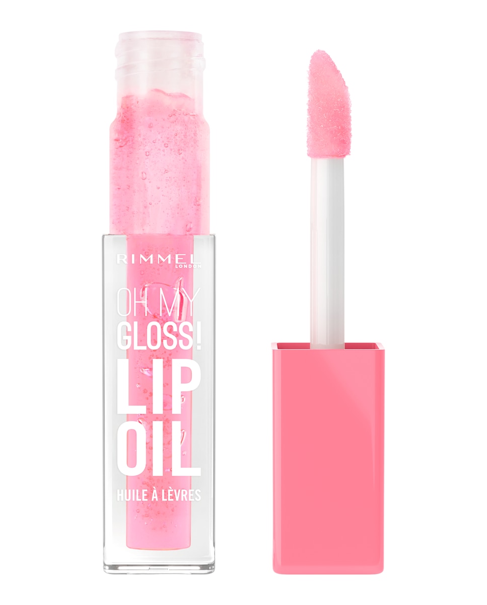 Brillo de Labios London Oh My Gloss! Rimmel London - 001 Pink Flush 4,5 ml 001 Pink Flush-3