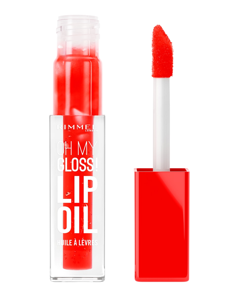 Brillo de Labios London Oh My Gloss! Rimmel London - 004 Vivid Red 4,5 ml 004 Vivid Red-3