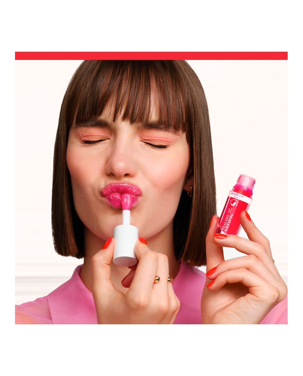 Imagen 7 de Aceite labial Healthy Mix S.O.S Lip oil 4.5 ml Bourjois - 05 - Coeur Cacao 4,5 ml 05 - Coeur Cacao