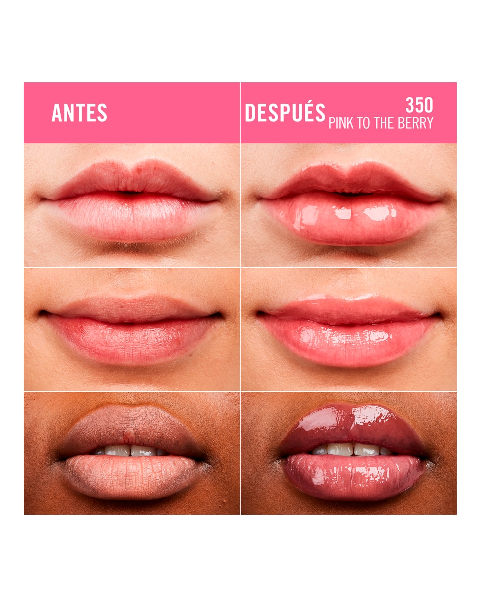 Brillo labial Thrill Seeker Glassy Gloss 10ml Rimmel London - Pink T+I1:I6o The Berry 10 ml Pink T+I1:I6o The Berry-4