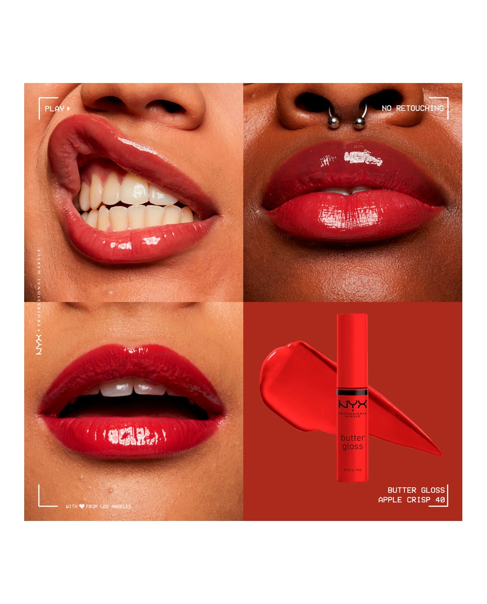 Barra de labios Butter Gloss NYX Professional Makeup - Apple Crisp 8 ml Apple Crisp-6