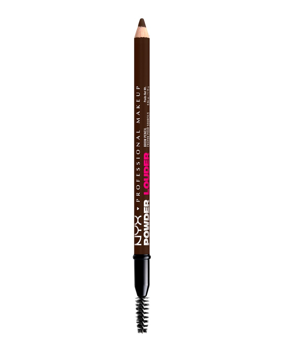 Lápiz de Cejas Powder Lowder NYX Professional Makeup - 08 Deep Brown 08 Deep Brown-2
