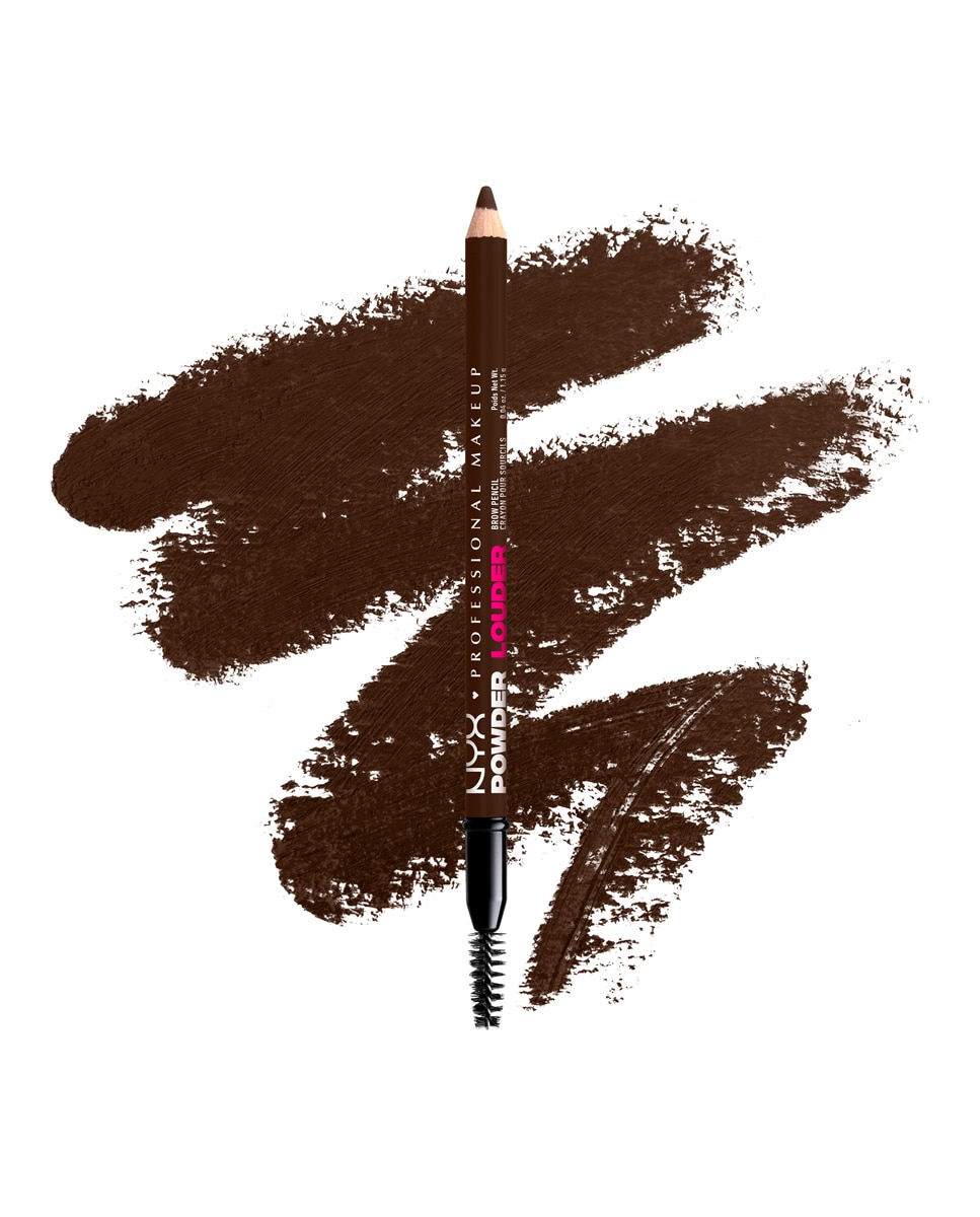 Lápiz de Cejas Powder Lowder NYX Professional Makeup - 08 Deep Brown 08 Deep Brown-3