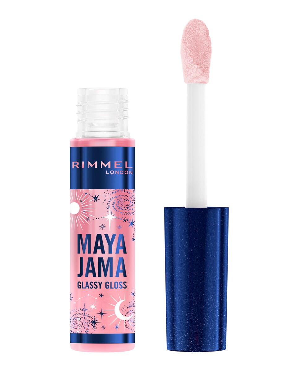 Brillo de labios Rim Maya Jama Glassy Gloss Rimmel London - 100 Water 10 ml 100 Water-2