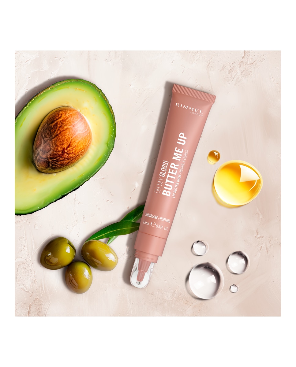 Brillo de Labios Oh My Gloss Butter Me Up Lip Care Rimmel London - 002 Bubble Gum 15 ml 002 Bubble Gum-7