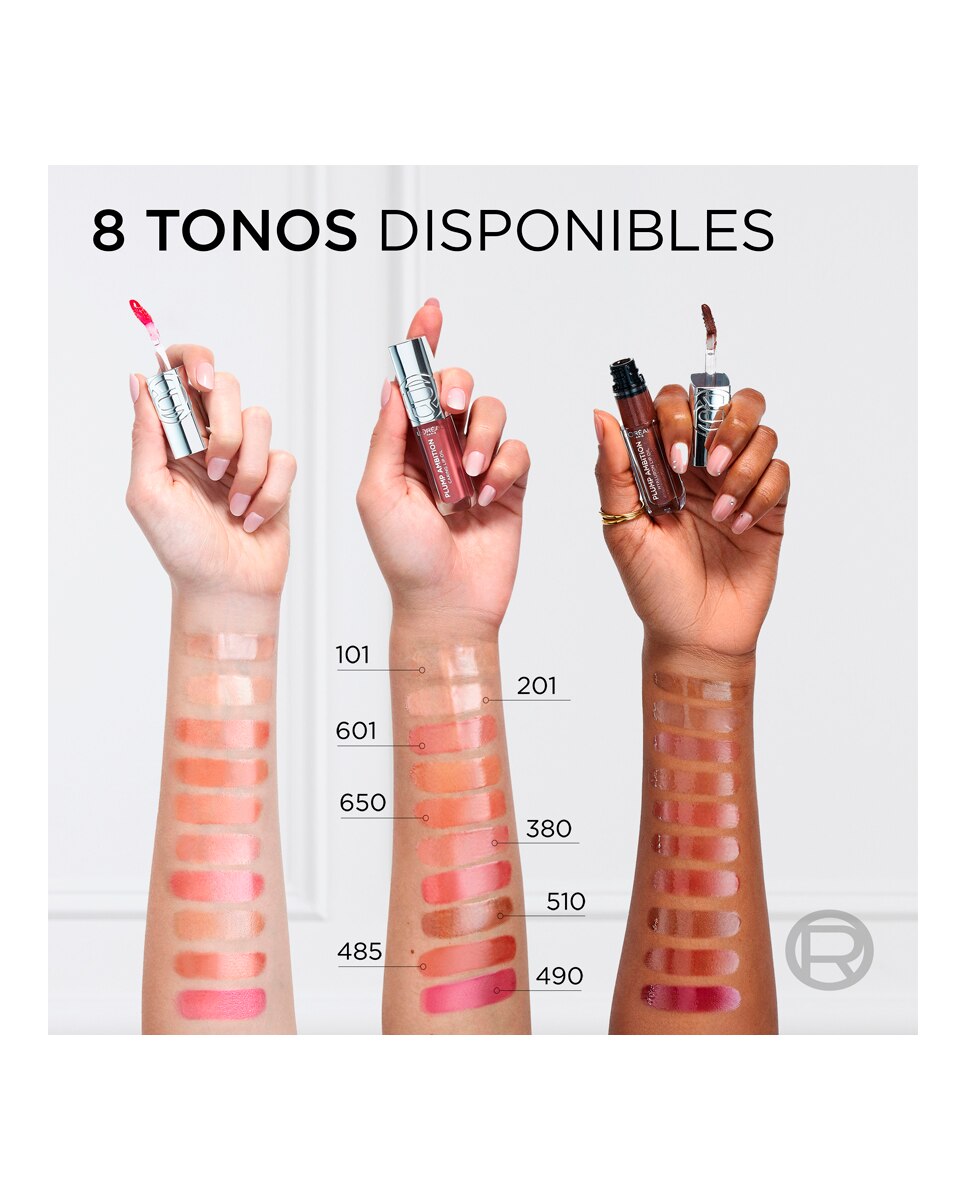 Aceite Labial L'Oreal Cosmetics L'Oreal Paradise Voluminizador Plump Ambition L'Oréal Paris - 601 Worth It 5 ml 601 Worth It-10