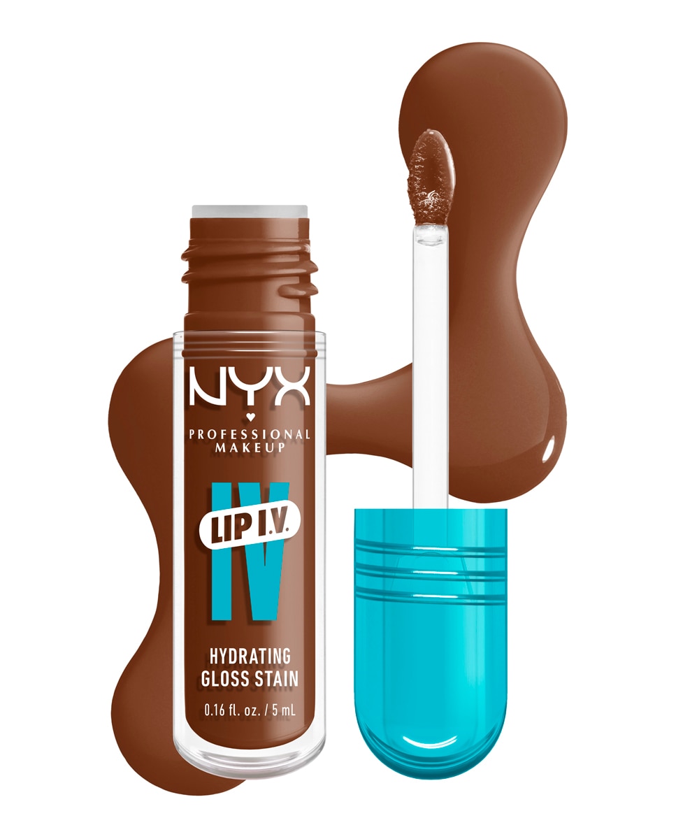 Tinte labial hidratante efecto gloss de Larga Duración con Vitaminas LIP IV Gloss NYX Professional Makeup - Splash-N-Spice WSLS03 Splash-N-Spice WSLS03-4