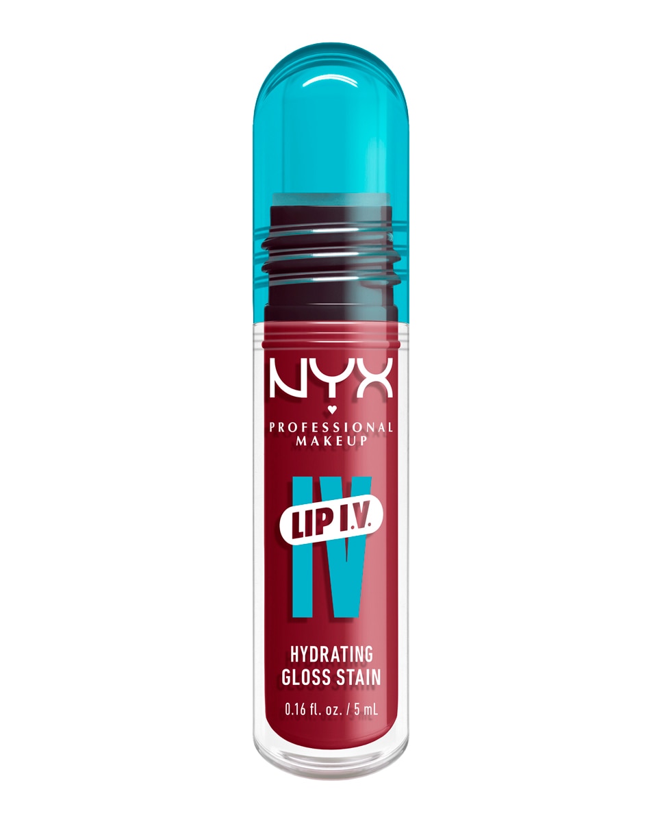 Tinte labial hidratante efecto gloss de Larga Duración con Vitaminas LIP IV Gloss NYX Professional Makeup - Bubblegum Burst WSLS07 Bubblegum Burst WSLS07-1