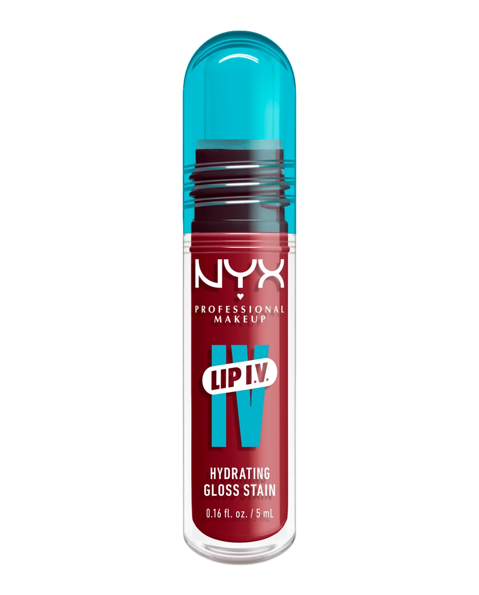 Tinte labial hidratante efecto gloss de Larga Duración con Vitaminas LIP IV Gloss NYX Professional Makeup - Blush Rush WSLS09 Blush Rush WSLS09-1