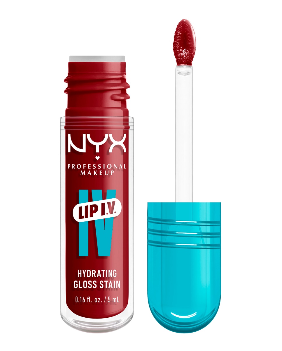 Tinte labial hidratante efecto gloss de Larga Duración con Vitaminas LIP IV Gloss NYX Professional Makeup - Cranberry Splash WSLS13 Cranberry Splash WSLS13-2