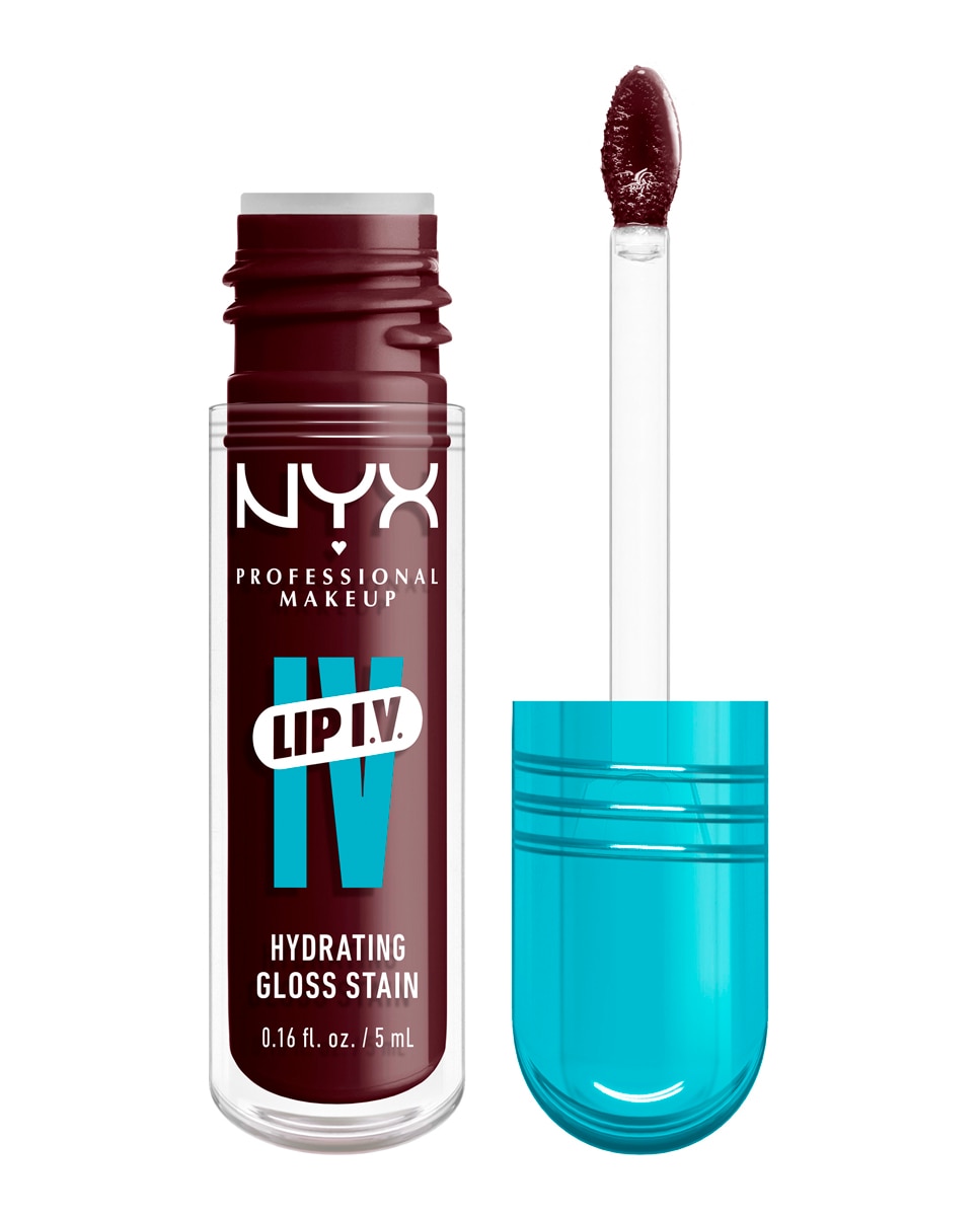 Tinte labial hidratante efecto gloss de Larga Duración con Vitaminas LIP IV Gloss NYX Professional Makeup - Mauve-N-Moist WSLS14 Mauve-N-Moist WSLS14-2