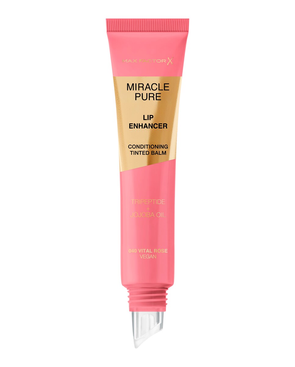 Bálsamo de Labios Miracle Pure Lip Enhancer Hydrating 12ml Max Factor - 040  Vital Rose 12 ml 040  Vital Rose-2