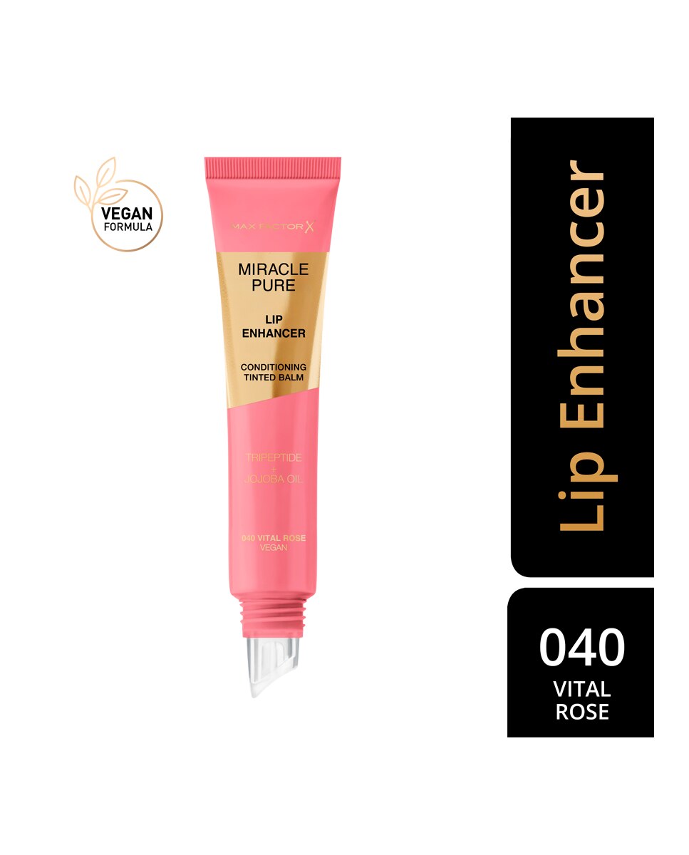 Bálsamo de Labios Miracle Pure Lip Enhancer Hydrating 12ml Max Factor - 040  Vital Rose 12 ml 040  Vital Rose-3