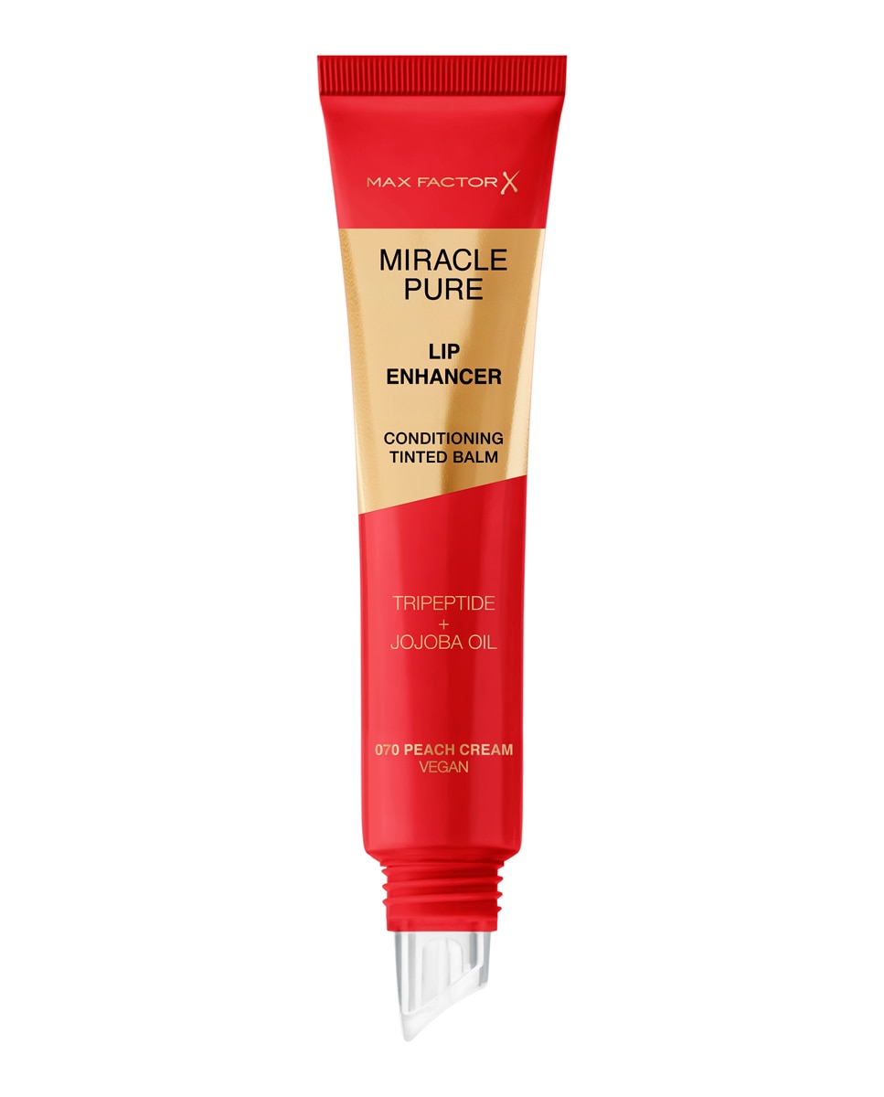 Bálsamo de Labios Miracle Pure Lip Enhancer Hydrating 12ml Max Factor - 070  Peach Cream 12 ml 070  Peach Cream-2