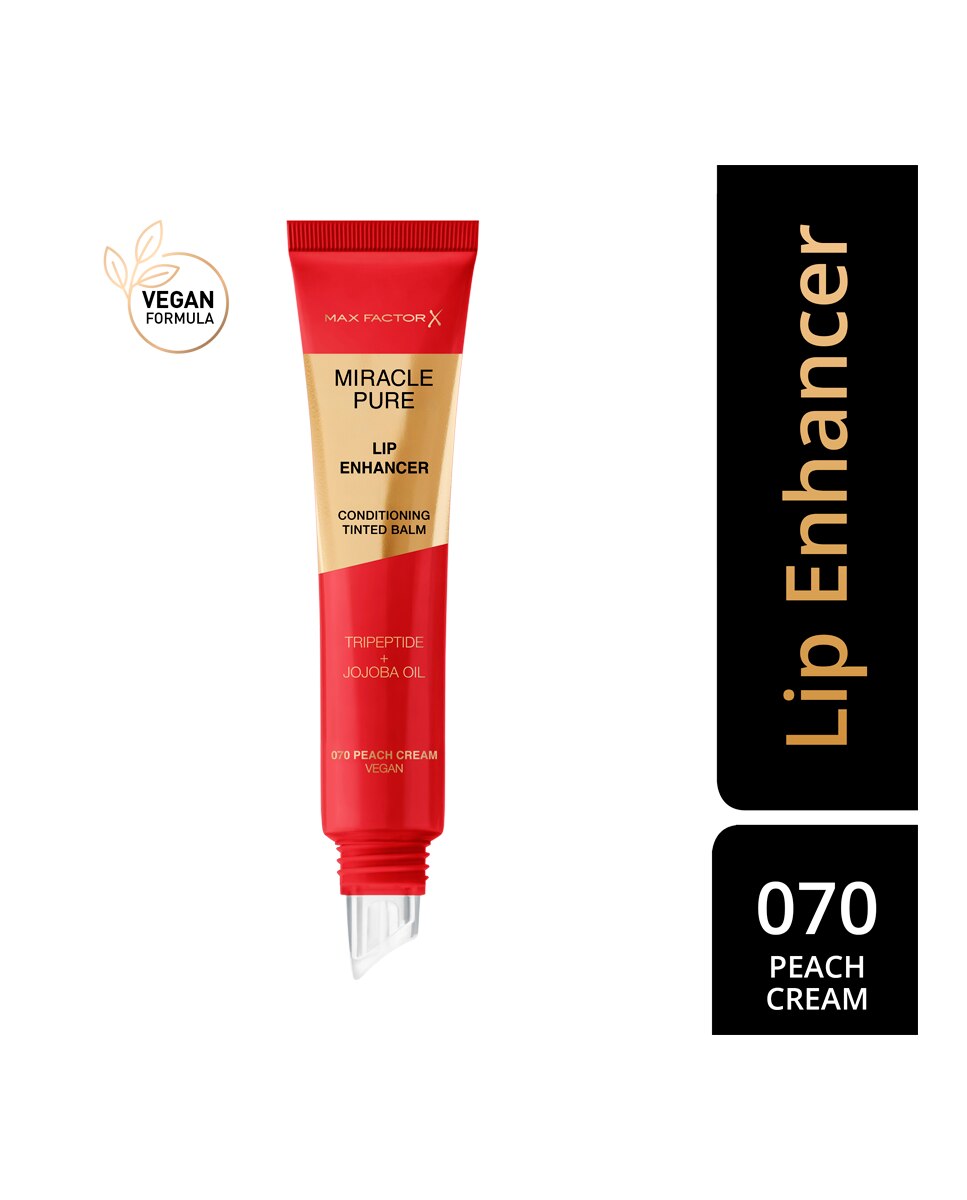 Bálsamo de Labios Miracle Pure Lip Enhancer Hydrating 12ml Max Factor - 070  Peach Cream 12 ml 070  Peach Cream-3