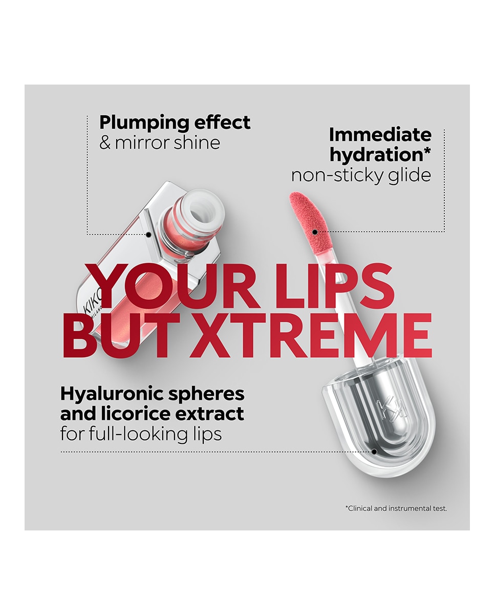 Brillo De Labios Hidratante Efecto Volumen 3D Extremo Hydra Xtreme Lipgloss Kiko Milano - 05 Catch Me Cupid 05 Catch Me Cupid-6
