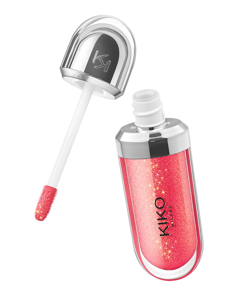 Brillo De Labios Emoliente Efecto 3D Hydra Lipgloss Kiko Milano - 11 Golden Red 11 Golden Red-4