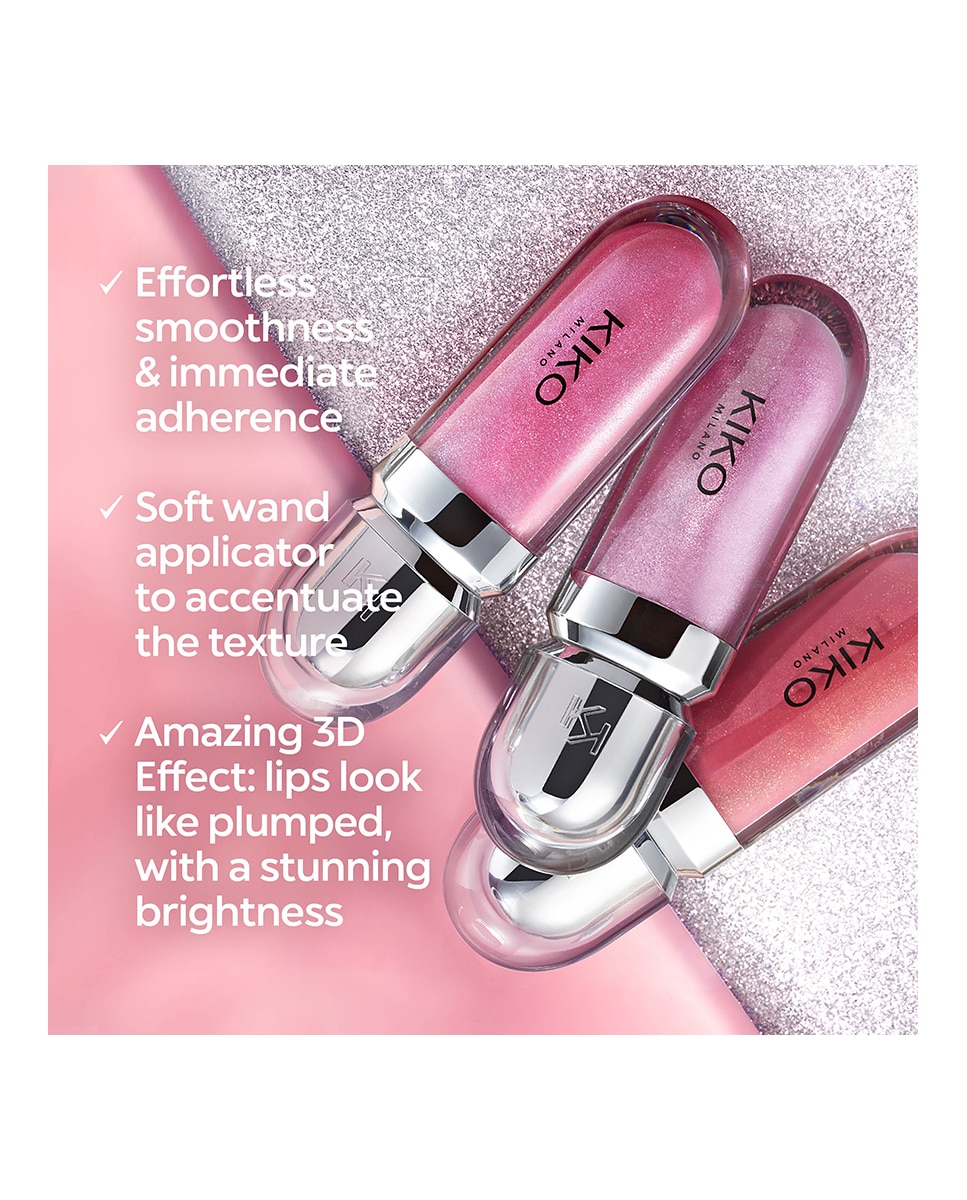 Brillo De Labios Emoliente Efecto 3D Hydra Lipgloss Kiko Milano - 32 Pearly Natural Rose 32 Pearly Natural Rose-7