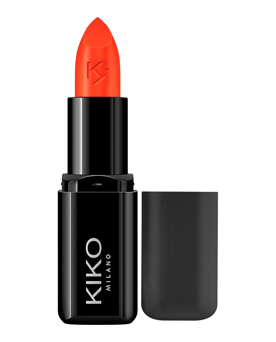 Barra De Labios Acabado Brillante Smart Fusion Lipstick Kiko Milano - 413 Red Papaya 413 Red Papaya-1