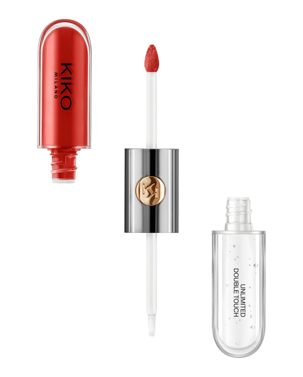 Barra De Labios Líquida Hasta 16 Horas De Duración Unlimited Double Touch Kiko Milano - 107 Cherry Red 107 Cherry Red-3