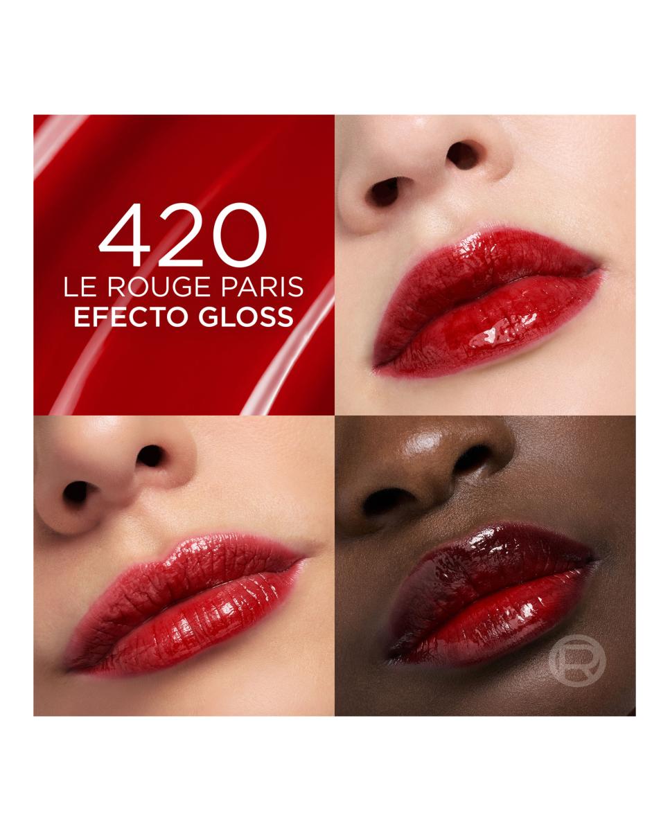 Imagen 5 de Brillo de Labios Lab Hyaluron Tint L'Oréal Paris - 420 LE ROUGE PARIS 420 LE ROUGE PARIS