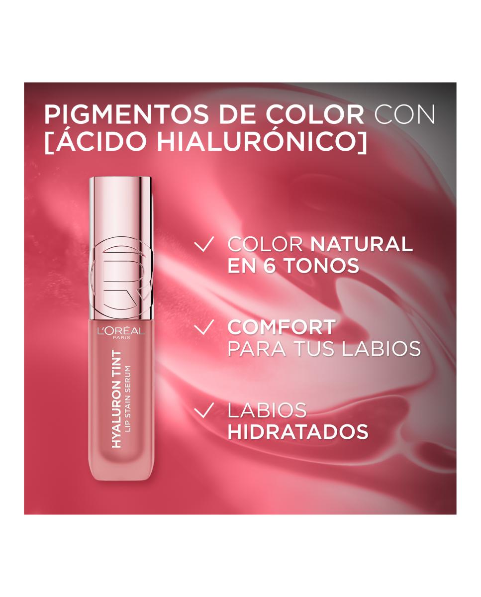 Imagen 10 de Brillo de Labios Lab Hyaluron Tint L'Oréal Paris - 409 BERRY JOLIE 409 BERRY JOLIE