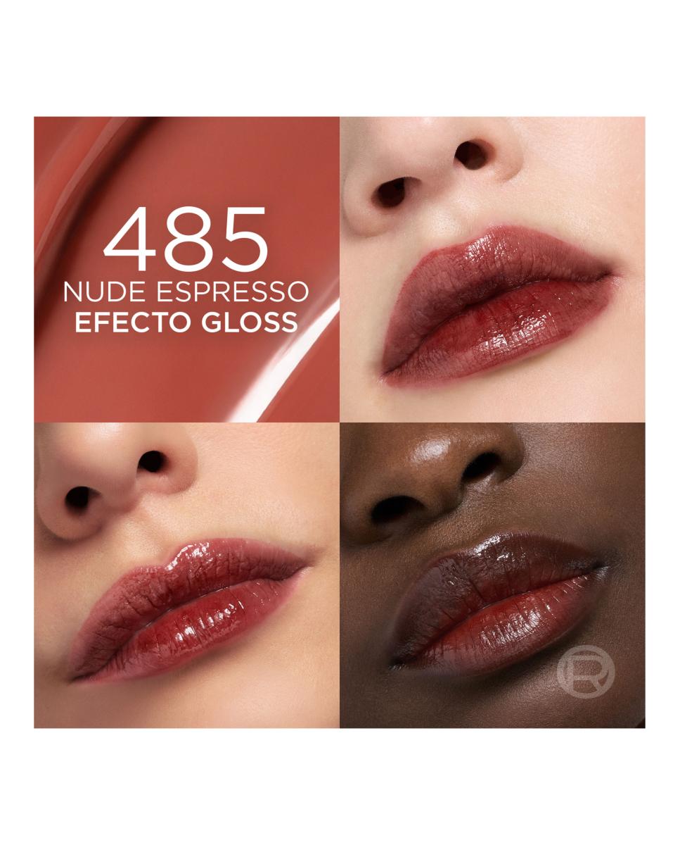 Imagen 5 de Brillo de Labios Lab Hyaluron Tint L'Oréal Paris - 485 NUDE ESPRESSO 485 NUDE ESPRESSO