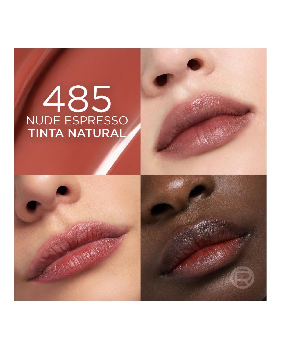 Imagen 6 de Brillo de Labios Lab Hyaluron Tint L'Oréal Paris - 485 NUDE ESPRESSO 485 NUDE ESPRESSO
