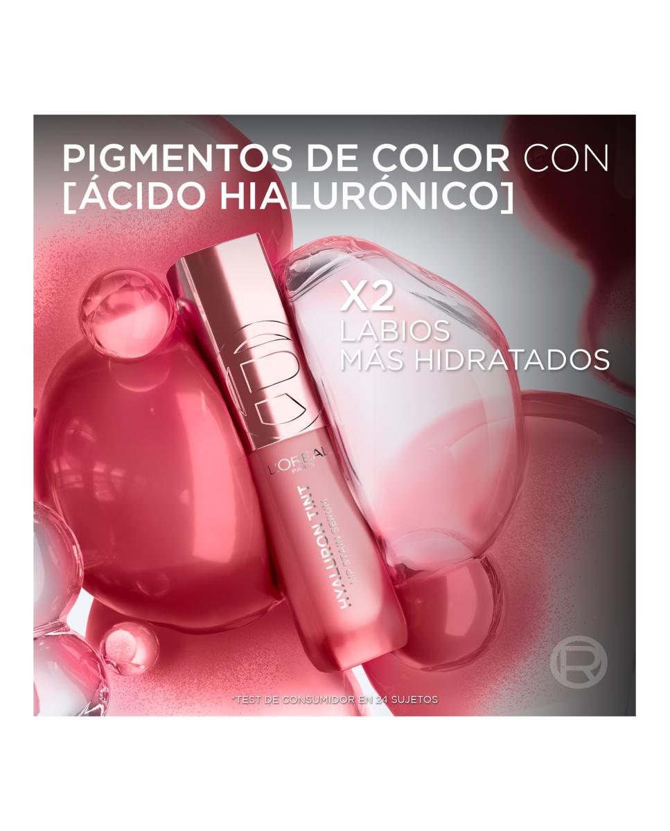 Imagen 8 de Brillo de Labios Lab Hyaluron Tint L'Oréal Paris - 485 NUDE ESPRESSO 485 NUDE ESPRESSO